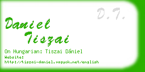 daniel tiszai business card